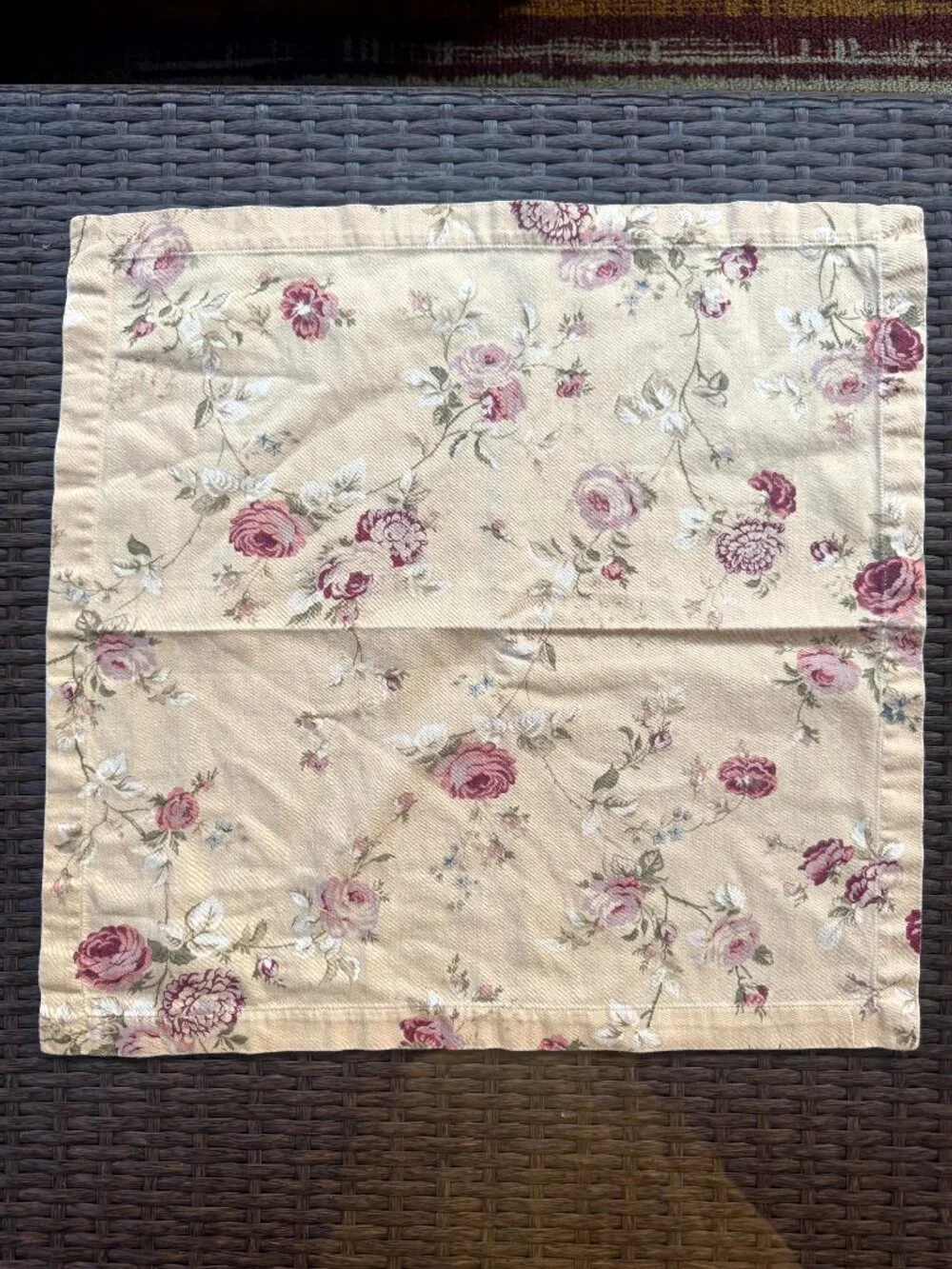 Waverly Sonata Rose Floral Harbor House 100% Cotton 19